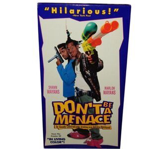 DON'T BE A MENACE vintage VHS in original paper case Shawn Wayans Marlon Wayans